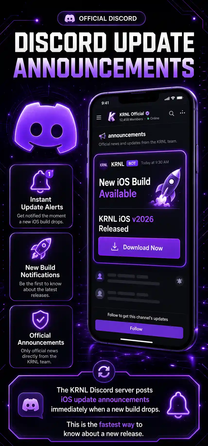 Discord announcement