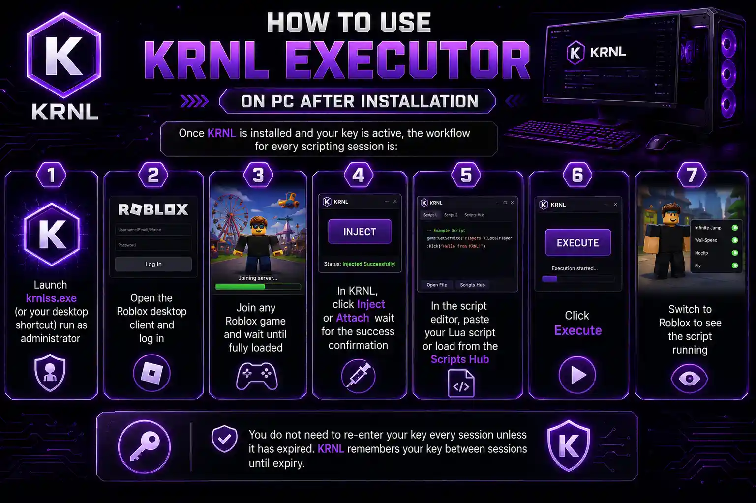 How to Use KRNL Executor on PC After Installation